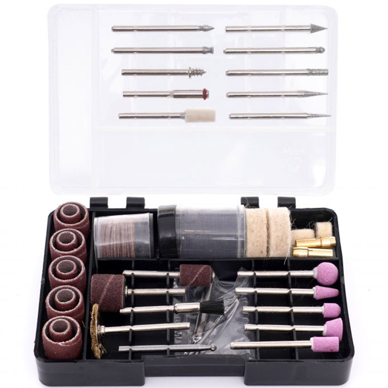 eMESERIASUL.RO SET cu Masina de slefuit si gravat KRAFTMEN K10752, 126 accesorii, 270W, 35000RPM, POZA 7