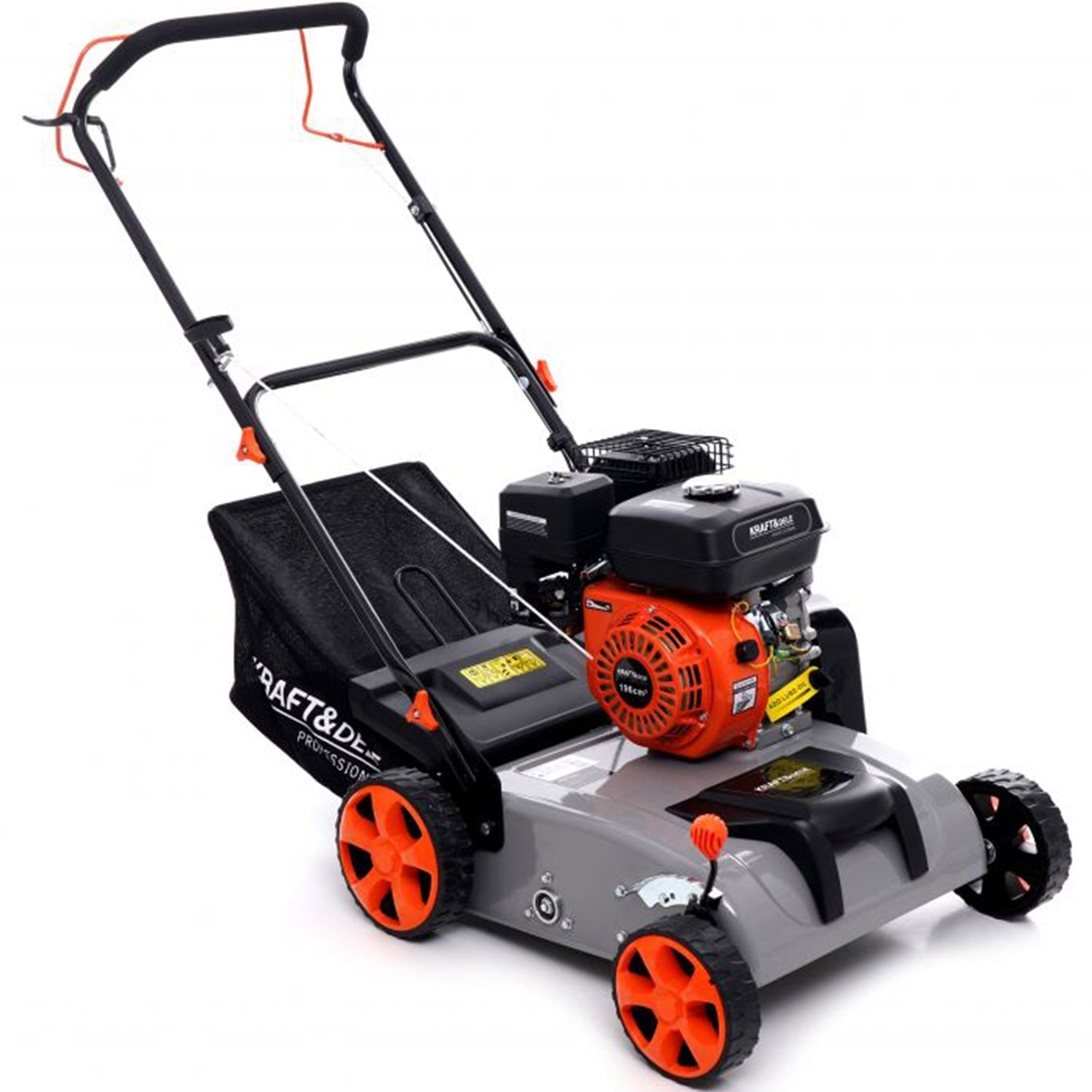 eMESERIASUL.RO Scarificator-aerator gazon cu motor pe benzina 4 timpi, KRAFTMEN K5191 5.2CP, 3.8KW, latime lucru 38cm, POZA 3