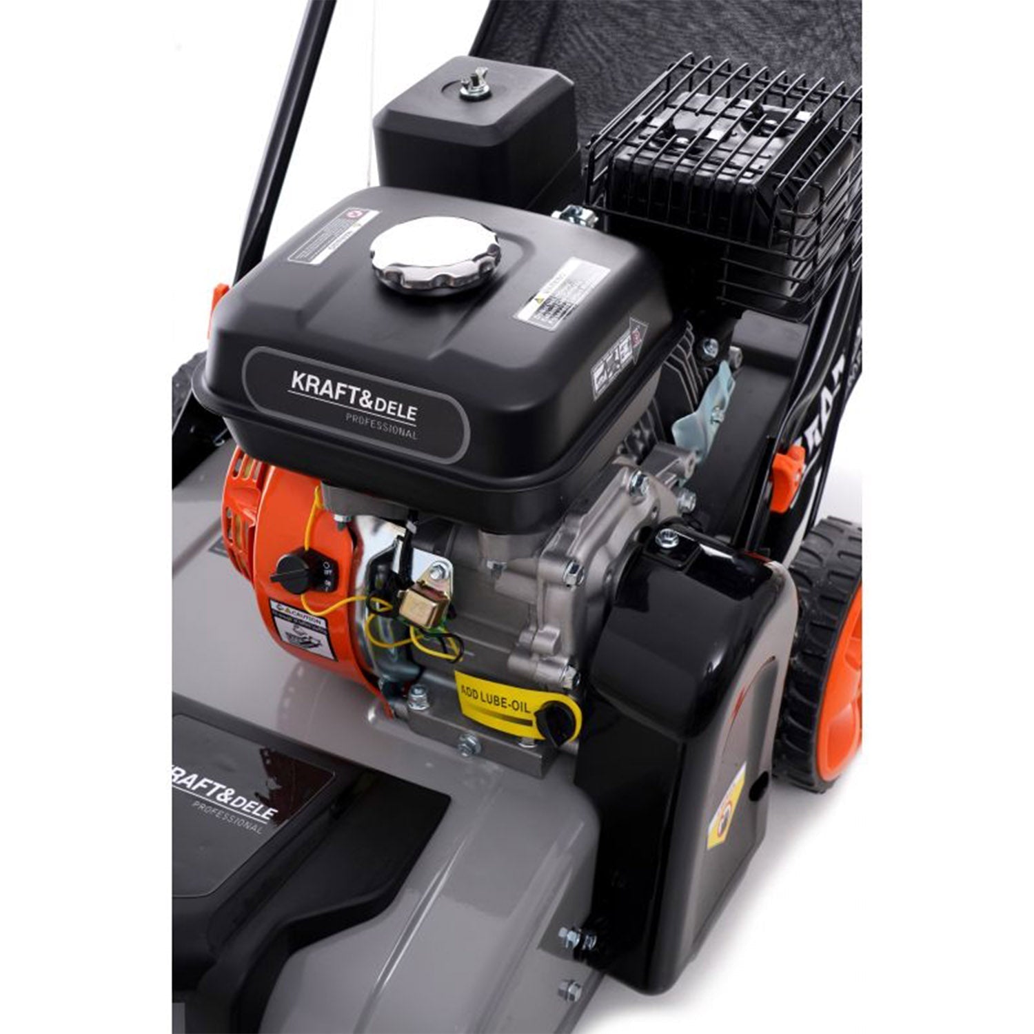 eMESERIASUL.RO Scarificator-aerator gazon cu motor pe benzina 4 timpi, KRAFTMEN K5191 5.2CP, 3.8KW, latime lucru 38cm, POZA 10
