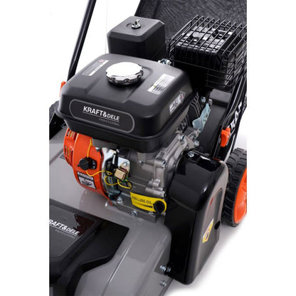 eMESERIASUL.RO Scarificator-aerator gazon cu motor pe benzina 4 timpi, KRAFTMEN K5191 5.2CP, 3.8KW, latime lucru 38cm, POZA 10