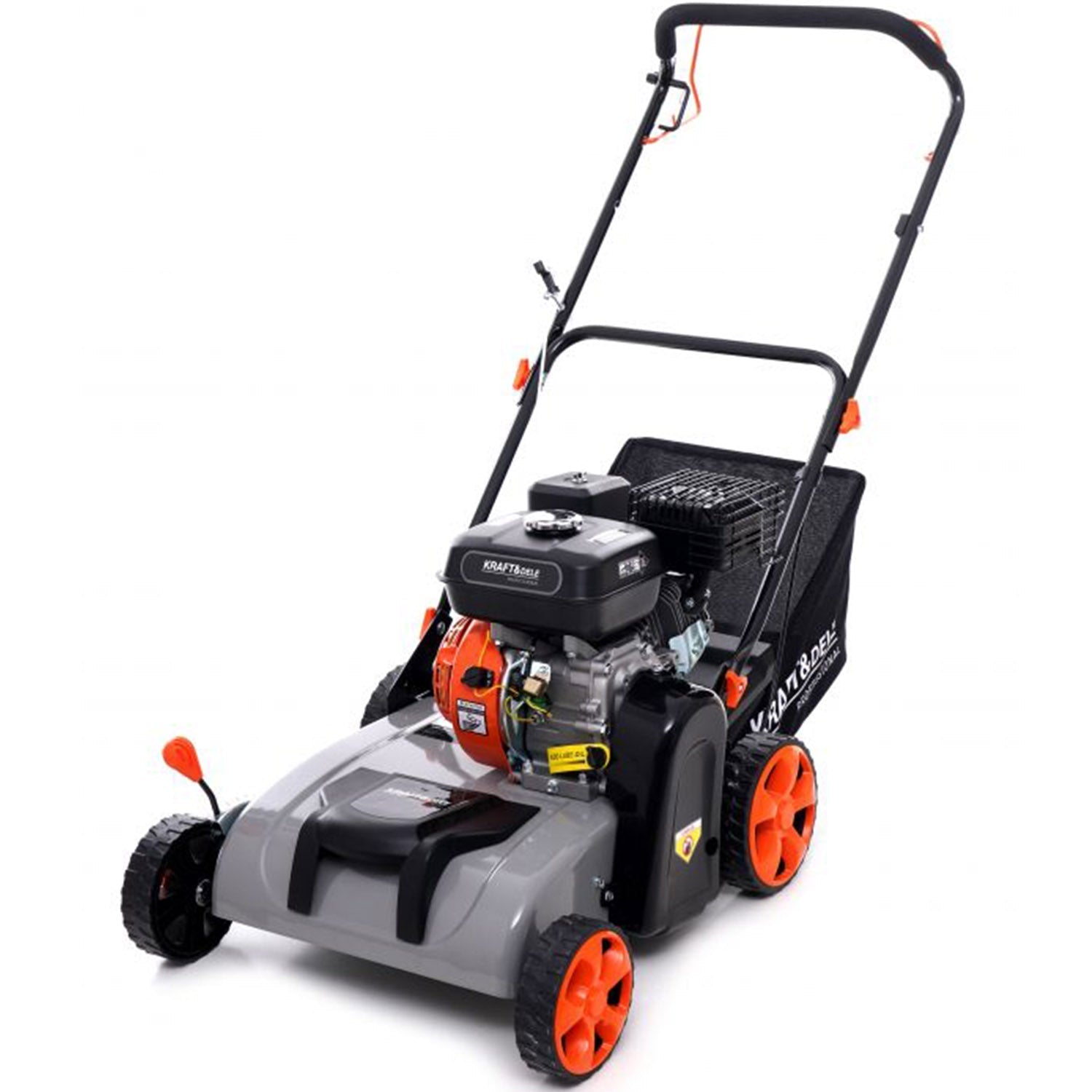 eMESERIASUL.RO Scarificator-aerator gazon cu motor pe benzina 4 timpi, KRAFTMEN K5191 5.2CP, 3.8KW, latime lucru 38cm, POZA 11