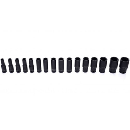 eMESERIASUL.RO Set 16 CHEI Tubulare (prize) cu impact KRAFTMEN K10531, Drive interior 1/2", 10-32mm, valiza transport inclusa, POZA 7