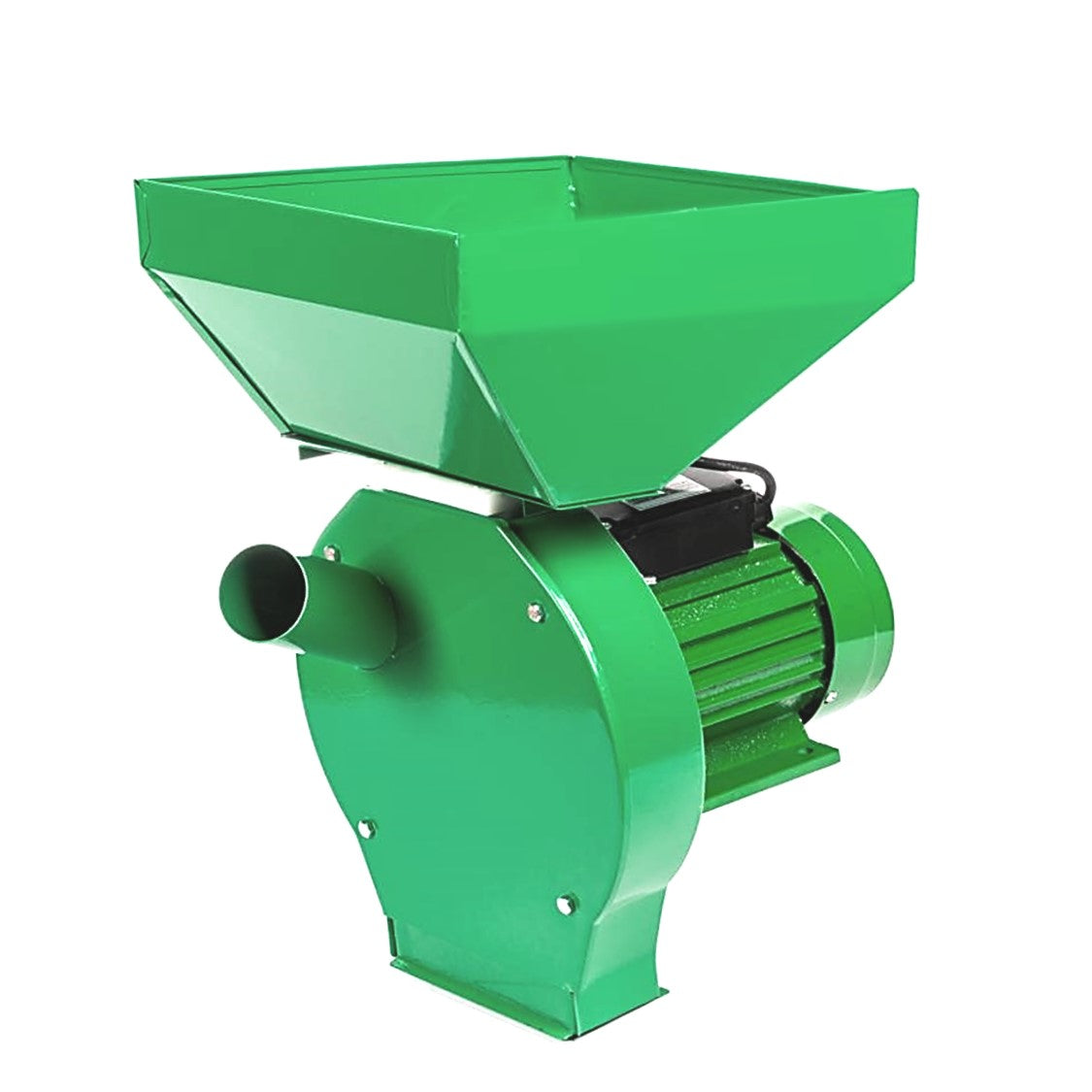 eMESERIASUL.RO Set Moara cereale si stiuleti (2 in 1) Fermax Seria D, VERDE, motor inclus, CUVA MARE, + suport metalic, POZA 3