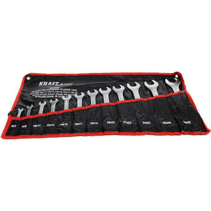 eMESERIASUL.RO Set chei fixe, 12 piese, KRAFTMEN K10934, 6-32MM, POZA 5