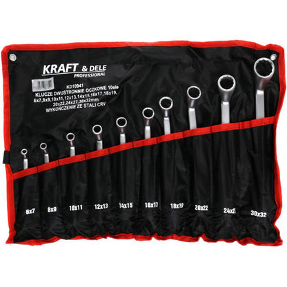 eMESERIASUL.RO Set chei inelare cu cot, 10 piese, KRAFTMEN K10941, 6-32MM, POZA 3
