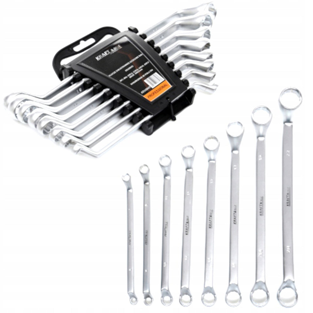eMESERIASUL.RO Set chei inelare cu cot, 8 piese, KRAFTMEN K10943, 6-22MM, POZA 3