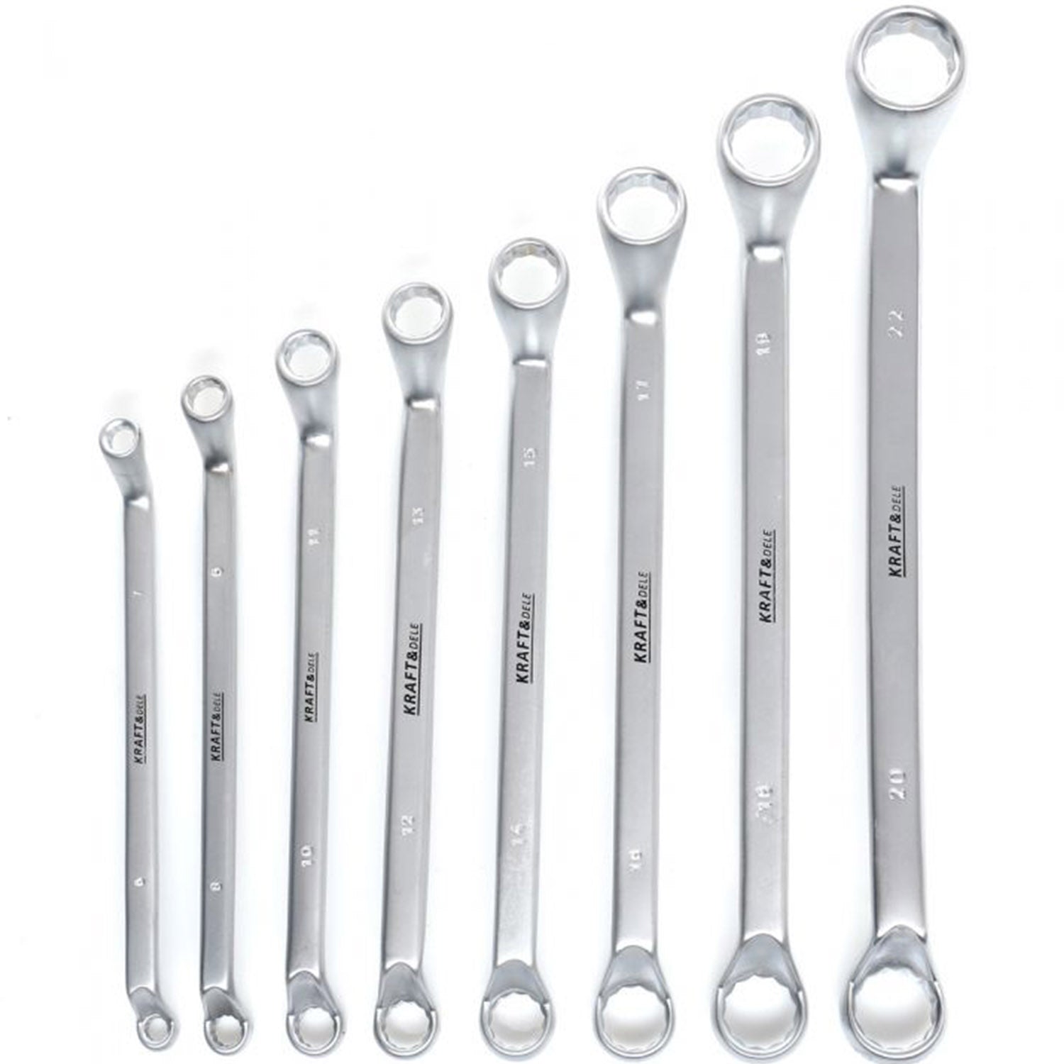 eMESERIASUL.RO Set chei inelare cu cot, 8 piese, KRAFTMEN K10943, 6-22MM, POZA 6