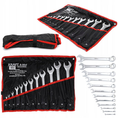 eMESERIASUL.RO Set de chei combinate, 12 piese, KRAFTMEN K10938, 6-32MM, POZA 2