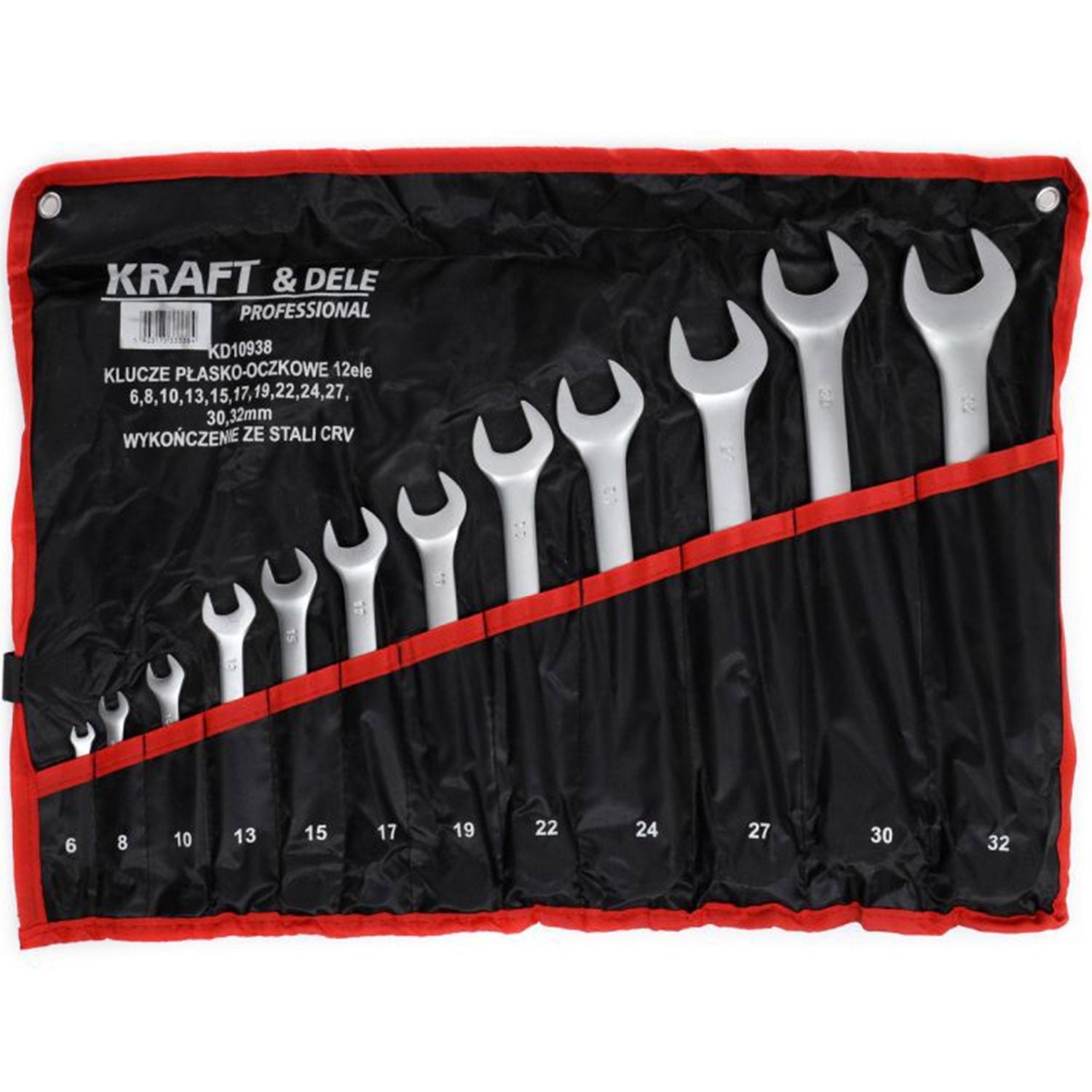 eMESERIASUL.RO Set de chei combinate, 12 piese, KRAFTMEN K10938, 6-32MM, POZA 7