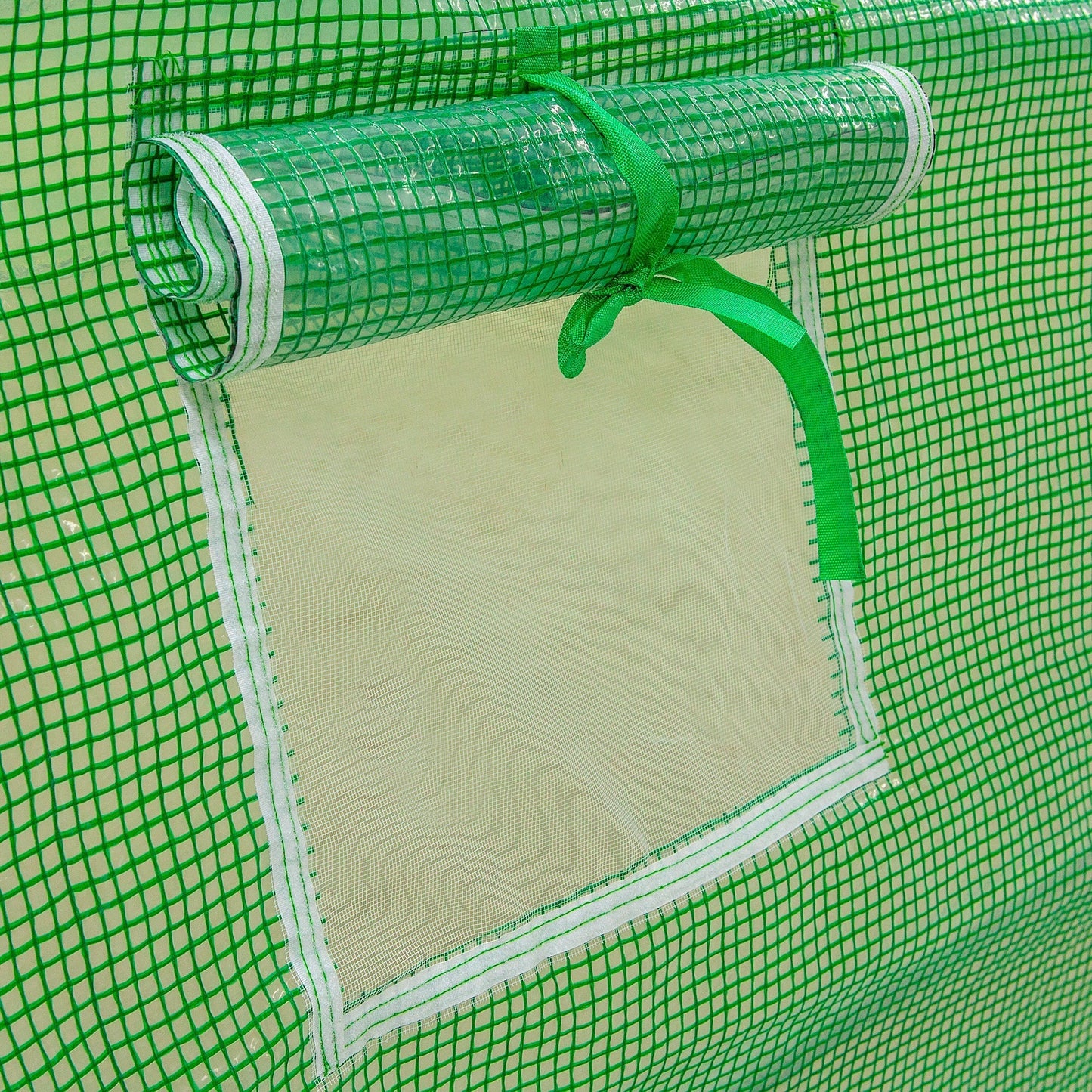 eMESERIASUL.RO Solar gradina premium Liderman, 200x200x200cm, structura otel zincat 25mmx1mm, sera cu suprafata 4m2, POZA 7