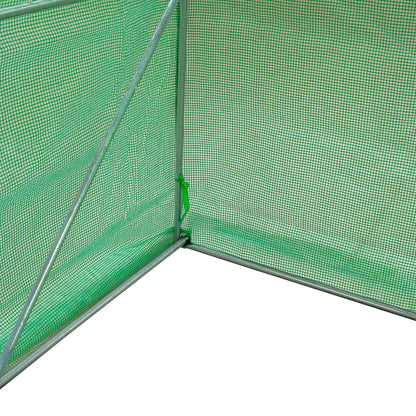 eMESERIASUL.RO Solar gradina premium Liderman, 200x200x200cm, structura otel zincat 25mmx1mm, sera cu suprafata 4m2, POZA 5