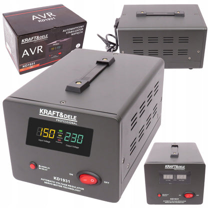 eMESERIASUL.RO Stabilizator de tensiune KRAFTMEN K1931, 1000VA, 230V, POZA 2