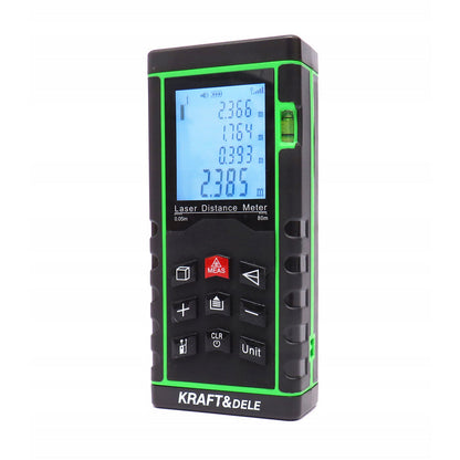 eMESERIASUL.RO Telemetru cu laser KRAFTMEN K10407, 80m + husa protectie, POZA 1